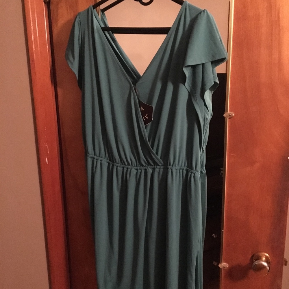 Teal dress